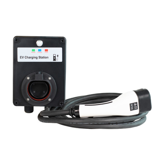 Ładowarka wallbox 11kW 16A,  wtyczka Typ2 5M WALL-E