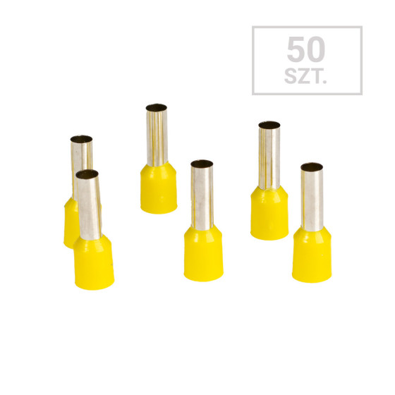 Końcówka tulejkowa 6,0mm2 L-12mm VE6012-50 50szt