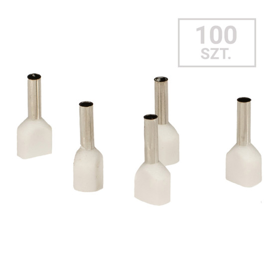 Końcówka tulejkowa 2x1,0mm2...
