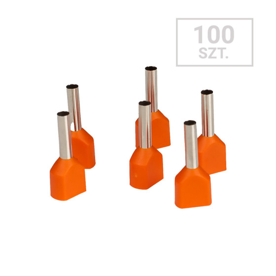 Końcówka tulejkowa 2x1,5mm2...