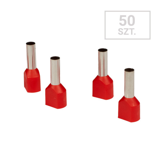 Końcówka tulejkowa 2x4,0mm2...