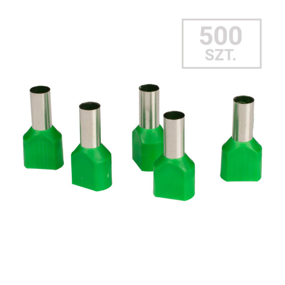 Końcówka tulejkowa 2x 10,0mm2 l-14 TE10-14-A 500szt