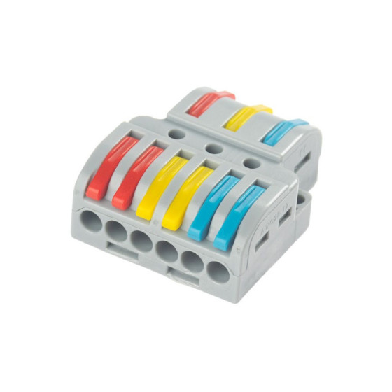 Szybkozłączka CN-B6 9x0,5-4mm drut/linka (opk. 30szt)