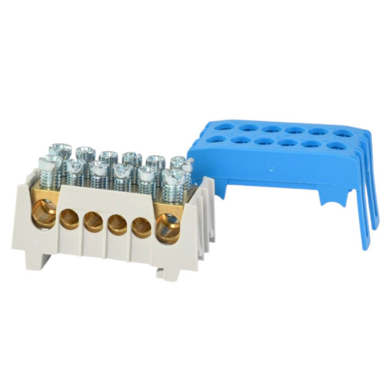 Listwa zaciskowa HZS-D niebieska 25.4/16.8