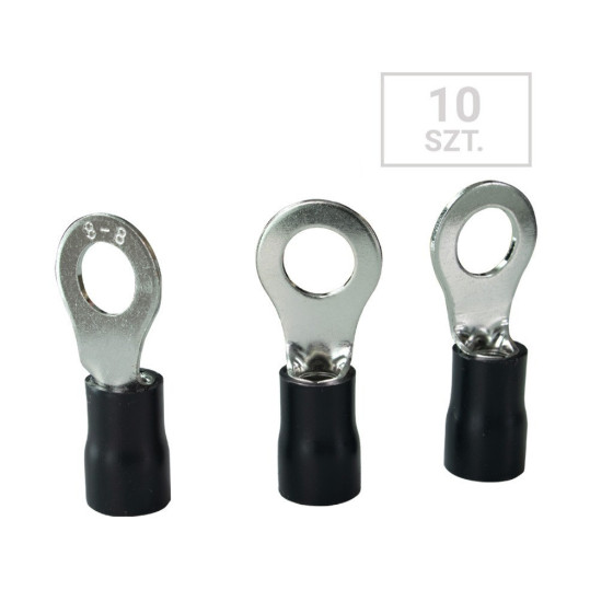 Końcówka oczkowa 10,0mm2 f8 10szt