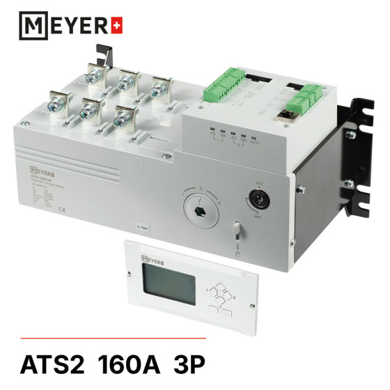 Automatyczny przełącznik zasilania ATS2-160D-3 160A 3P LCD+RS485