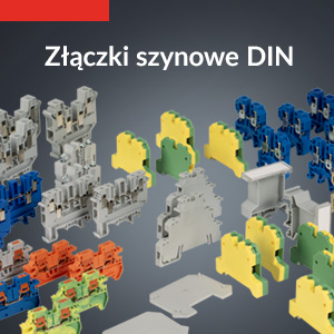 Złączki szynowe DIN